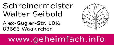 Auf Nummer sicher gehen mit einem Geheimfach